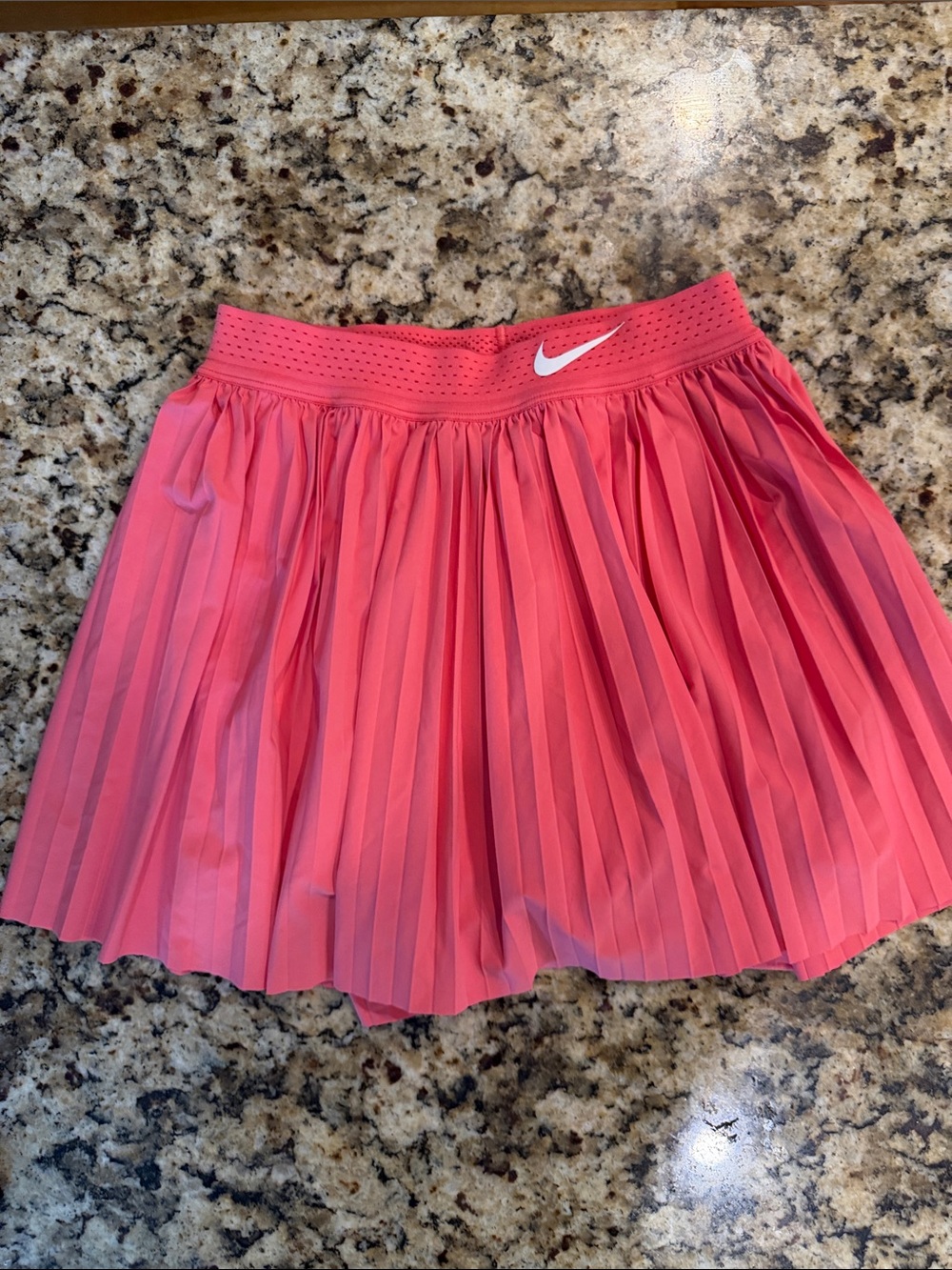 Nike Women’s Salmon Pink Pleated Athletic Skirt